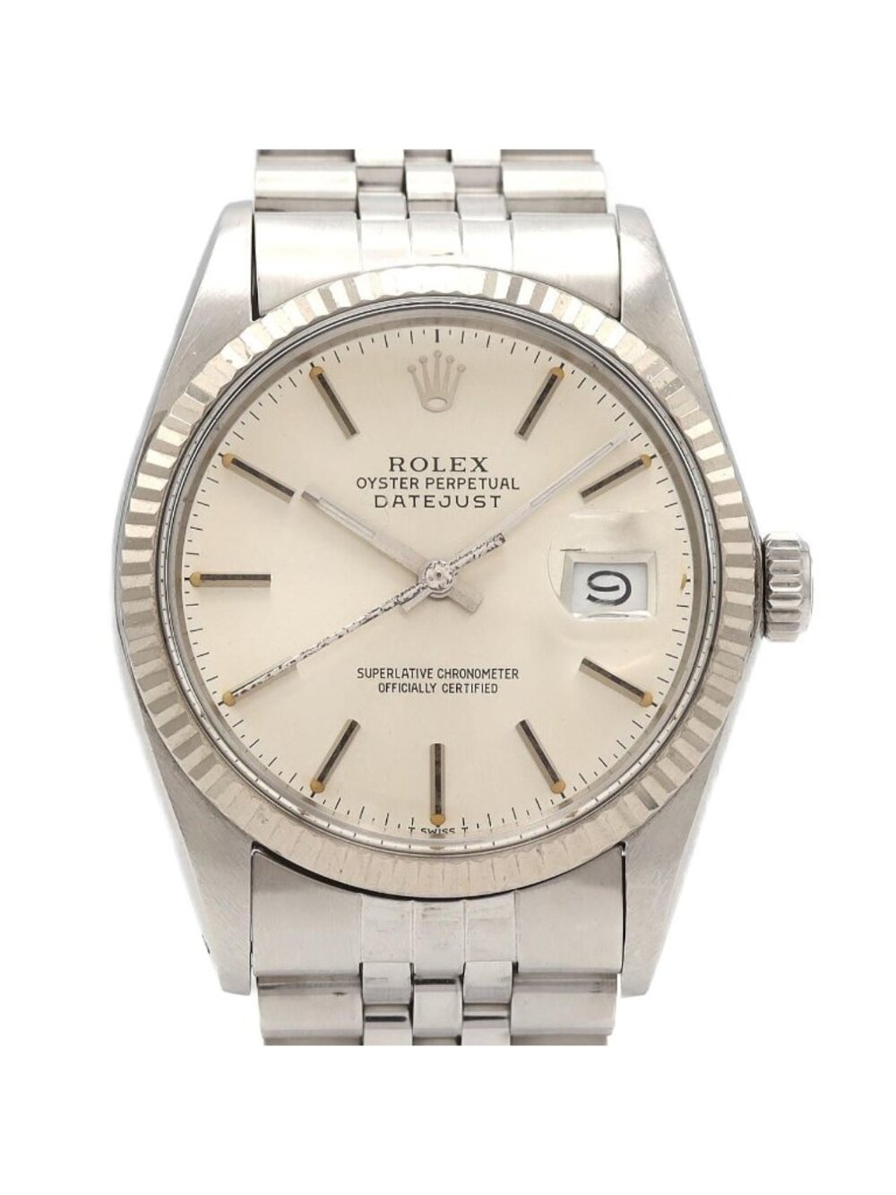 Rolex Datejust Stainless Steel White Gold Automatic